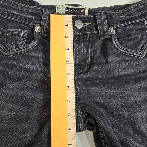 Mek Denim USA Jeans Women's 30x36(34) Oaxaca Boot Cut Flap Pocket - Picture 11 of 16